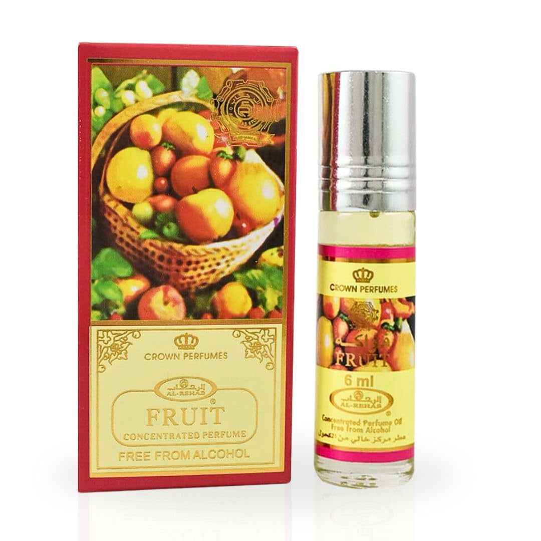 Al Rehab Fruit Perfume Oil 6ml Long Lasting for Women Peach Lime Pineapple